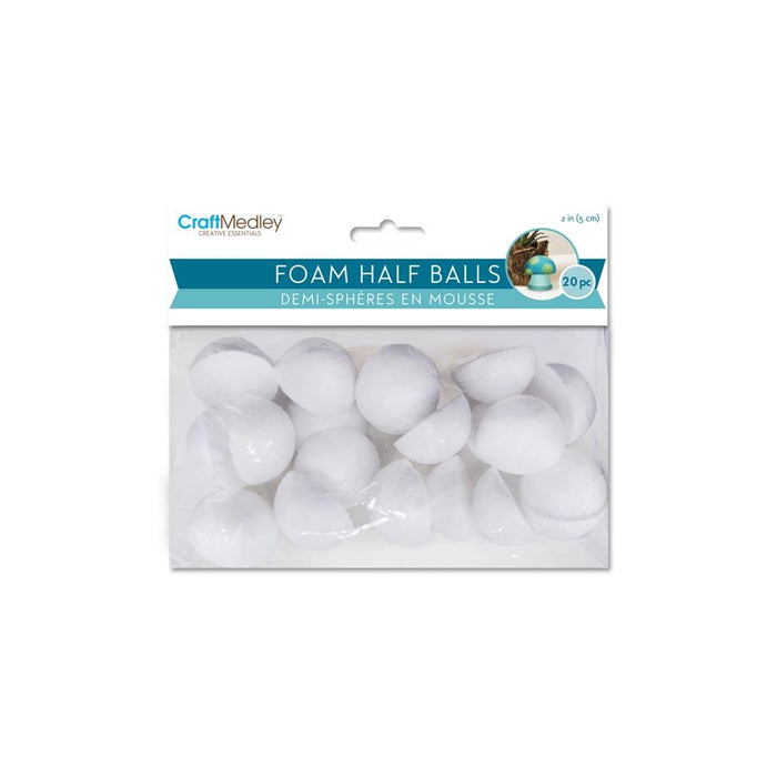 Foam Half Ball 2" - 20PK