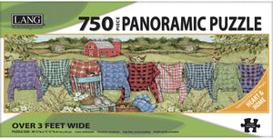 Favorite Flannel Panoramic Puzzle 750 pc