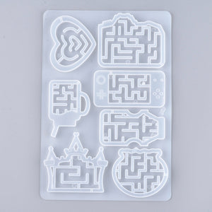 Silicone Shaker Mould - Maze Designs