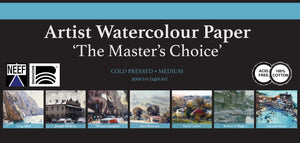 Master's Choice Watercolour Sheet - 11.02"x 14.96" - Cold Press