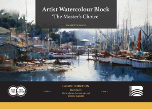 Master's Choice Watercolour Block - 10.23"x 14.17"  - Rough