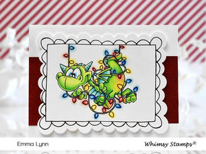 Dragon Christmas Cheer Clear Stamps