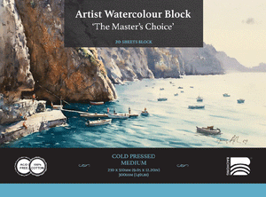 Master's Choice Watercolour Block - 9.05"x 12.20" - Cold Press
