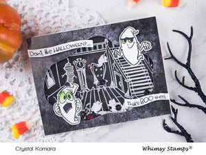 Haunted Parlor Rubber Cling Stamp