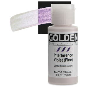 Golden Fluid Acrylics - 1oz. - Interference Colours