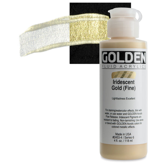 Golden Fluid Acrylics - 4oz. - Iridescent Colours
