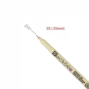 Pigma Micron Pens 03 .35mm