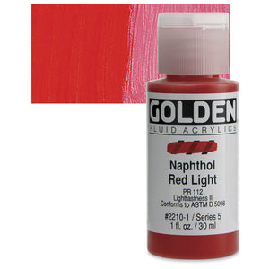 Golden Fluid Acrylics - 1oz. - Oranges & Reds