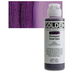 Golden Fluid Acrylics - 4oz. - Pinks & Purples