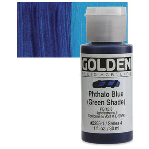 Golden Fluid Acrylics - 1oz. - Blues