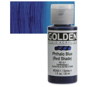 Golden Fluid Acrylics - 1oz. - Blues