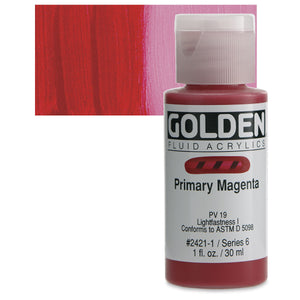 Golden Fluid Acrylics - 1oz. - Oranges & Reds