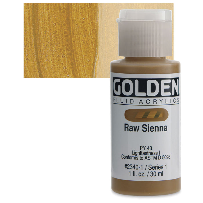 Golden Fluid Acrylics - 1oz. - Neutrals