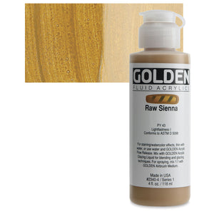 Golden Fluid Acrylics - 4oz. - Neutrals