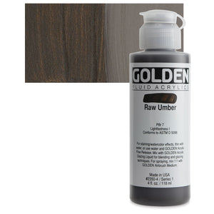 Golden Fluid Acrylics - 4oz. - Neutrals