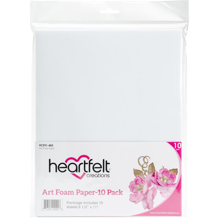 Heartfelt Creations Art Foam Paper 8.5"X11" 10/Pkg