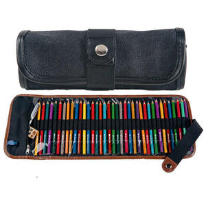 Canvas Pencil Roll Up Cases