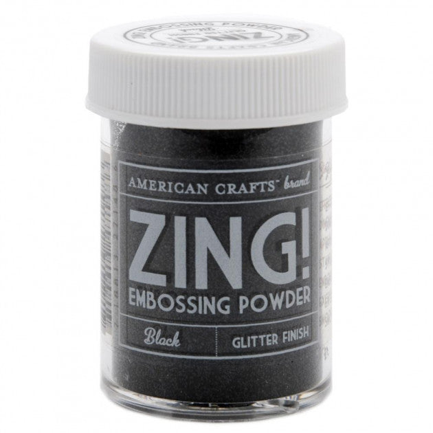 Zing! Glitter Embossing Powder - Black