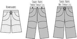 Sand & Sidewalk Boardshorts & Skate Pants