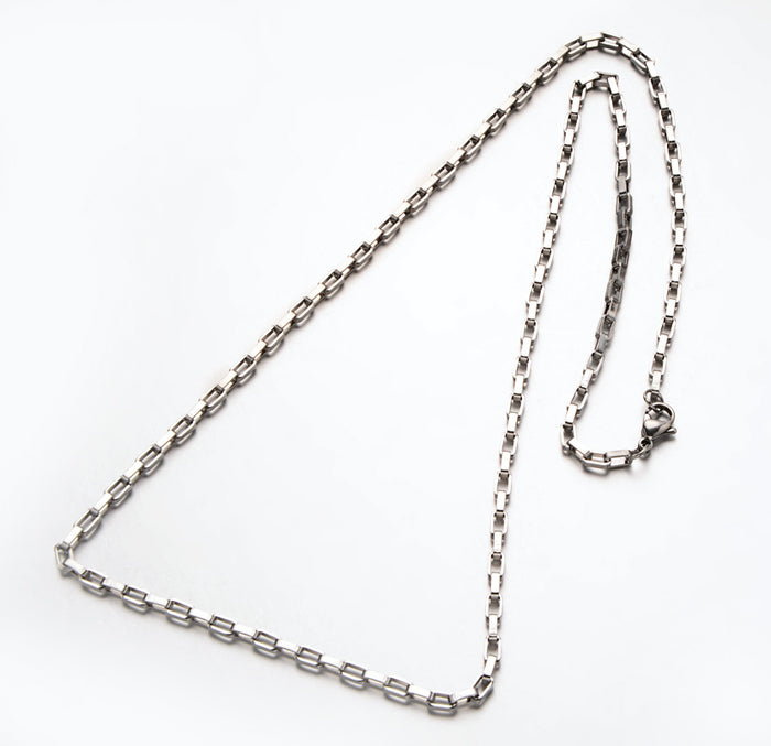 Stainless Steel Box Chain - 23.6"