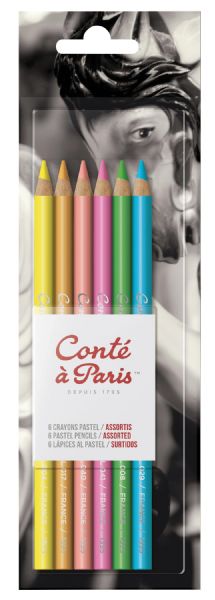 Conte Pastel Pencil Set - Bright Hue