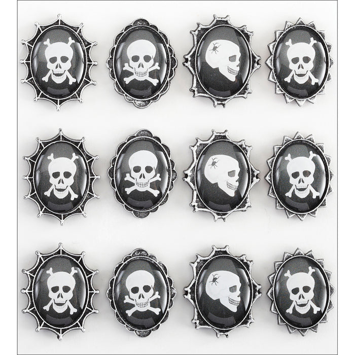 Jolee's Boutique Dimensional Stickers - Skull Cameos