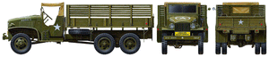 U.S. 2.5 ton 6x6 Cargo Truck 1:48