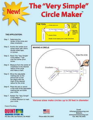 Circle Maker - 24" - Adjusts From 4" To 44"