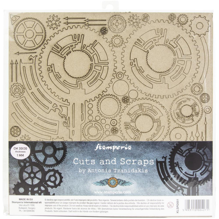 Stamperia Greyboard Cut-Outs - Clocks & Hands