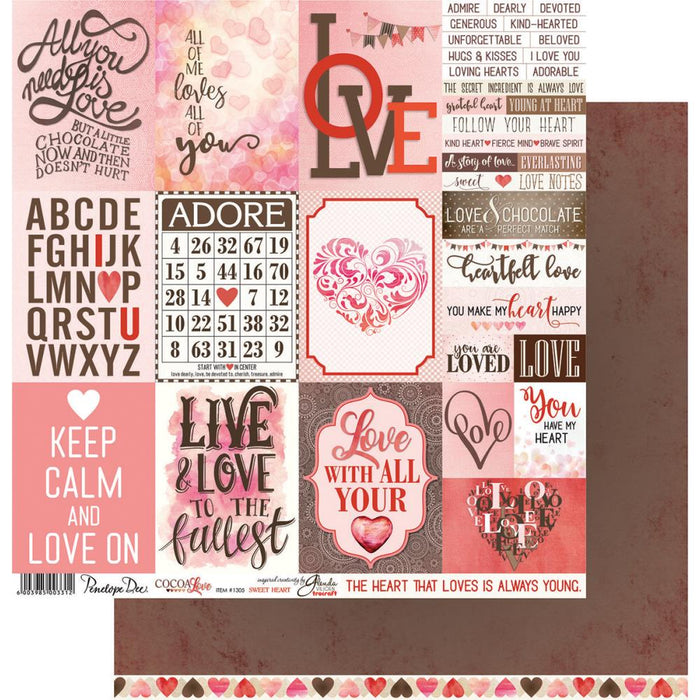 Cocoa Love Double-Sided - Sweetheart