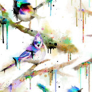 Color Splash Birds and Drips