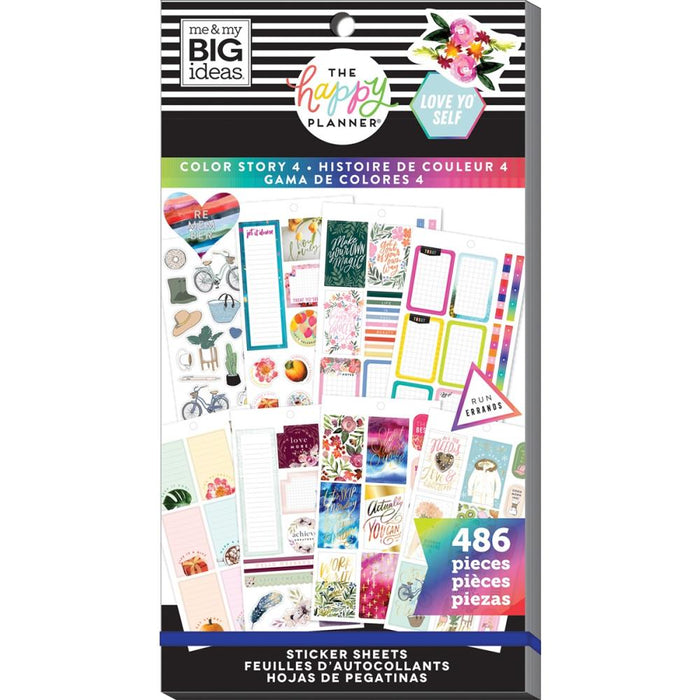 Happy Planner Sticker Value Pack - Color Story 4