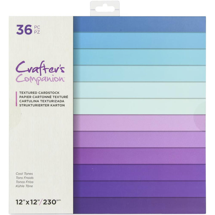 Crafter's Companion Single-Sided Paper Pad - Cool Tones