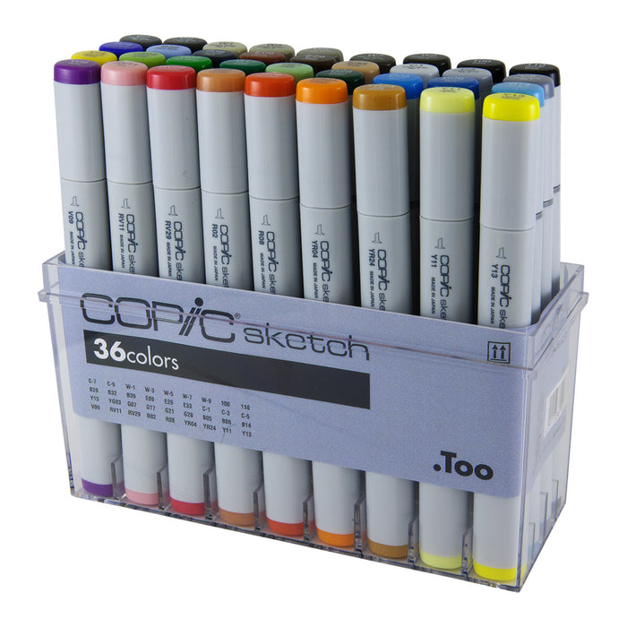 COPIC Sketch Marker Set - 36-Colour Basic