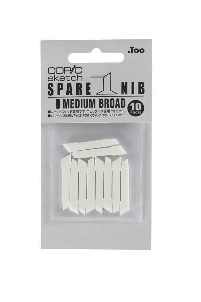 COPIC Marker Nibs - Medium Broad - 10/Pkg