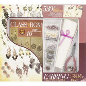 Jewelry Basics Class In A Box Kit - Gold & Copper Earrings