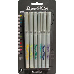 Elegant Writer Calligraphy Pens - 12-Pen Set - Extra-Fine