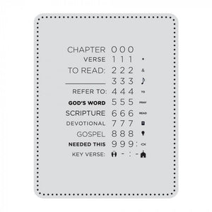 Illustrated Faith Basics Roller Stamp - Book It