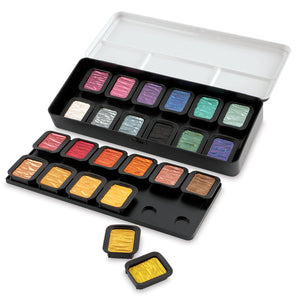 Finetec 24-Colour Pearlescent Rainbow Set