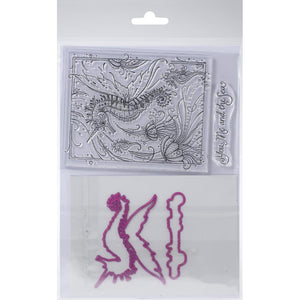 Pink Ink Designs Stamp And Die Set - Flight Of Fantasy