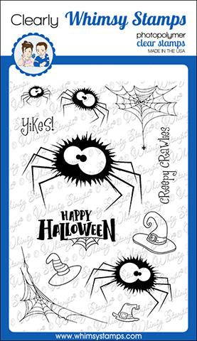 Fuzzy Spiders Clear Stamps