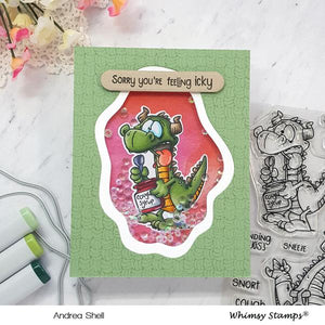 Get Well Dragons Clear Stamps
