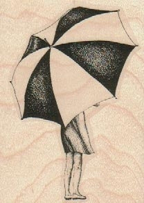 Viva Las Vegas - Girl with Umbrella Facing Away