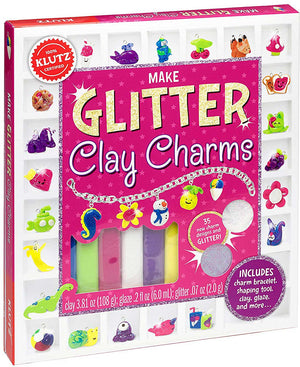 Glitter Clay Charms Kit