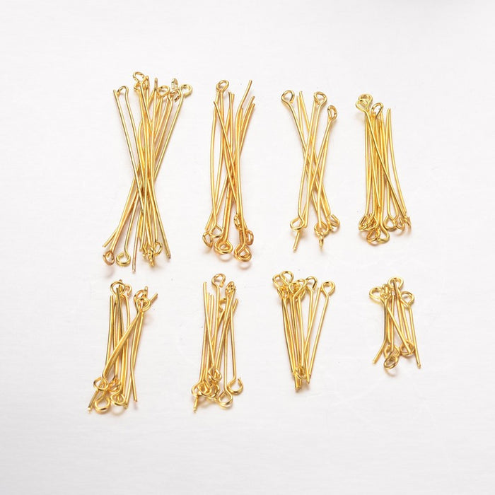 Assorted Eyepins - Gold Colour