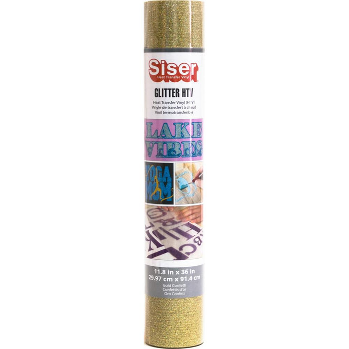 Siser Easyweed HTV - Glitter Gold Confetti