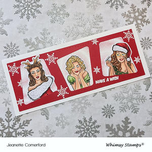Gossip Holiday Girls Clear Stamps