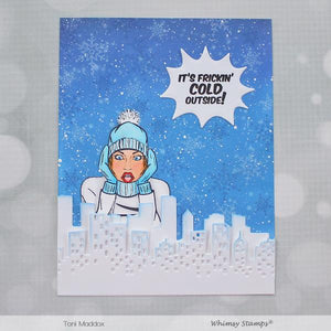 Gossip Holiday Girls Clear Stamps