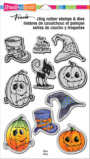Stampendous Stamp & Die Set - Halloween Hats