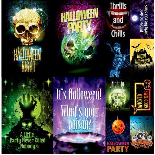 Halloween Party Stickers